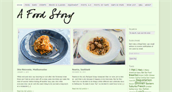 Desktop Screenshot of afoodstory.com.au