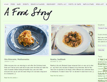 Tablet Screenshot of afoodstory.com.au